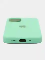 Бирюзовый силиконовый чехол Silicone Case для iPhone 12 Mini, 12, 12Pro, 12 Pro Max