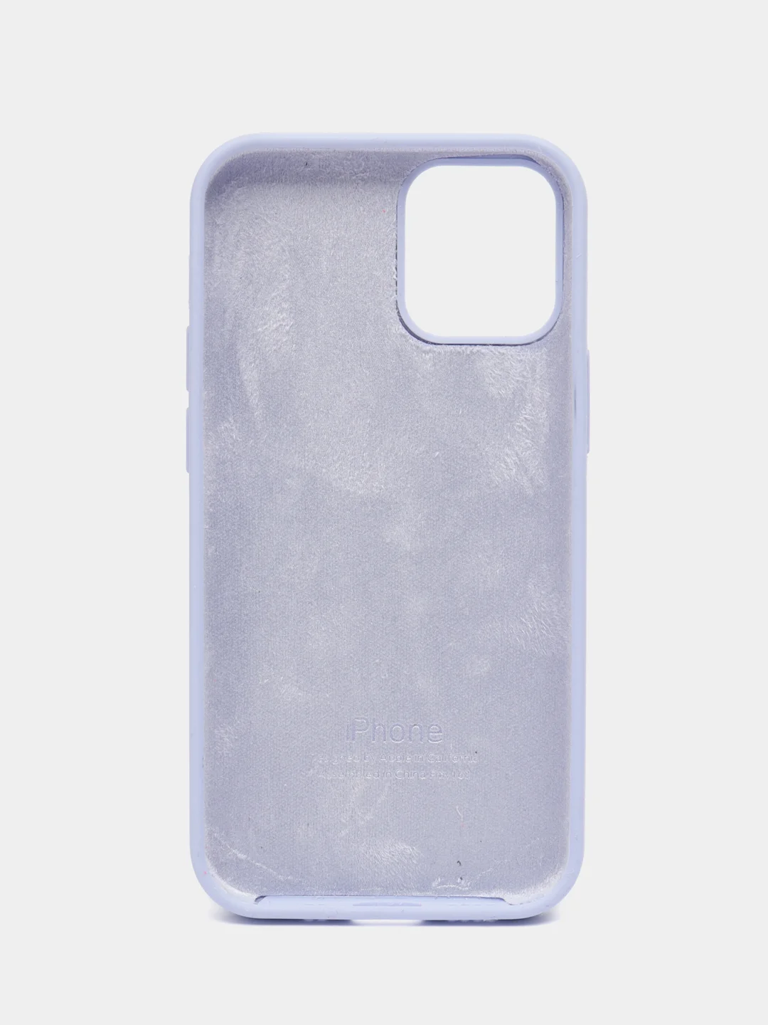 Лавандовый силиконовый чехол Silicone Case для iPhone 12 Mini, 12, 12Pro, 12 Pro Max