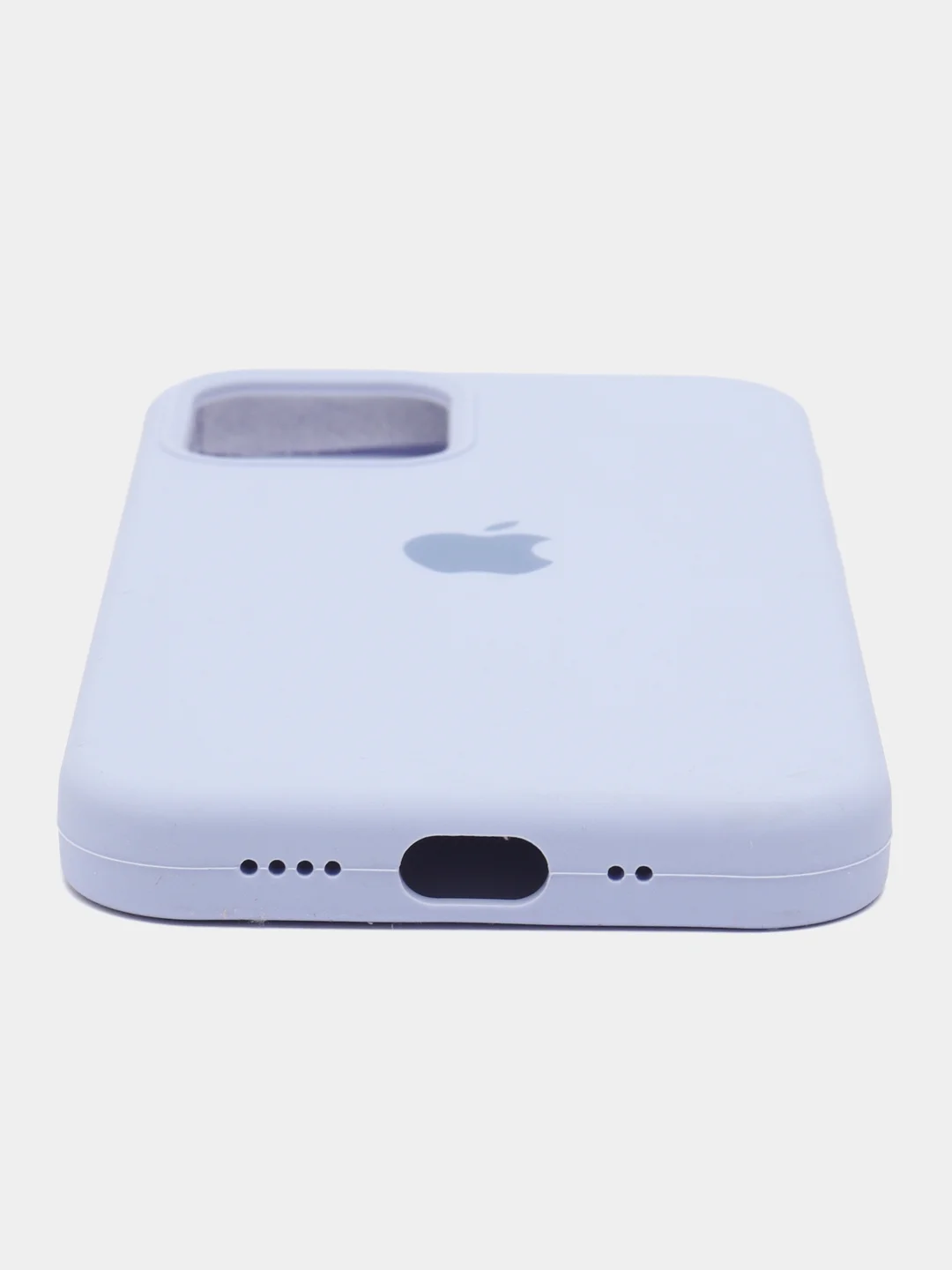 Лавандовый силиконовый чехол Silicone Case для iPhone 12 Mini, 12, 12Pro, 12 Pro Max
