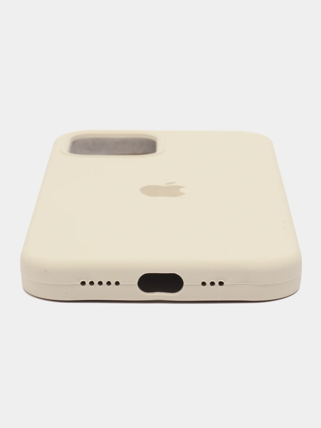 Серебряный силиконовый чехол Silicone Case для iPhone 12 Mini, 12, 12Pro, 12 Pro Max