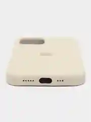 Серебряный силиконовый чехол Silicone Case для iPhone 12 Mini, 12, 12Pro, 12 Pro Max