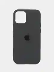 Угольный силиконовый чехол Silicone Case для iPhone 12 Mini, 12, 12Pro, 12 Pro Max
