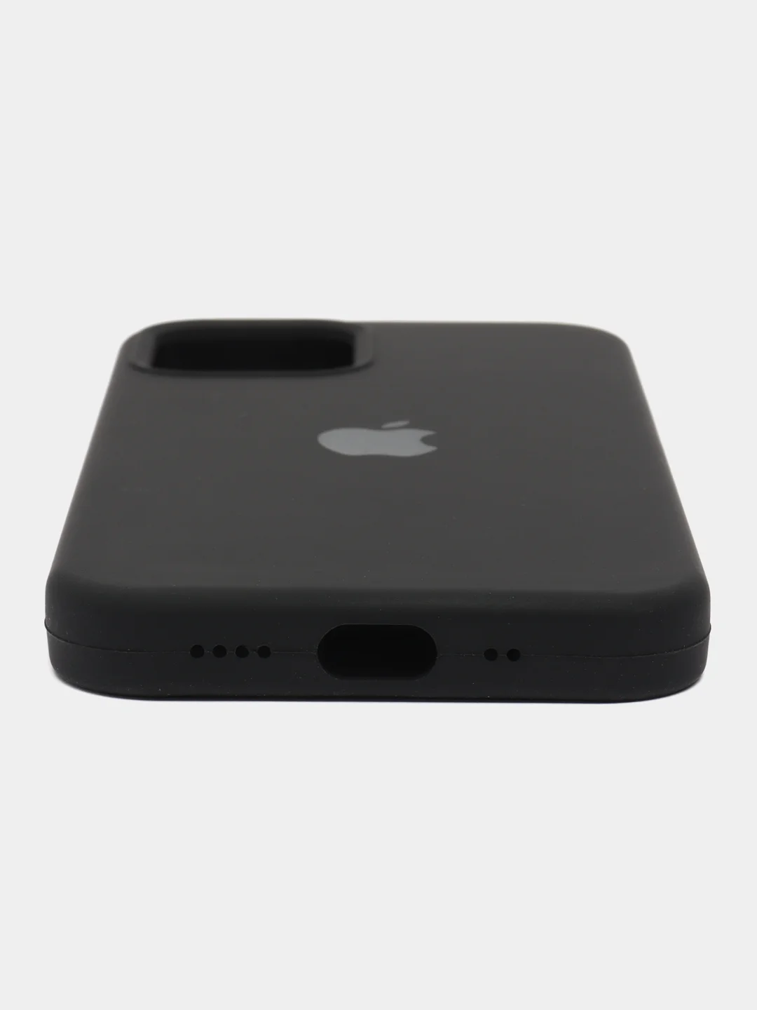 Черный силиконовый чехол Silicone Case для iPhone 12 Mini, 12, 12Pro, 12 Pro Max