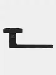 Черный ручка дверная VETTORE R06.081 MBP (черный матовый) для входных и межкомнатных дверей