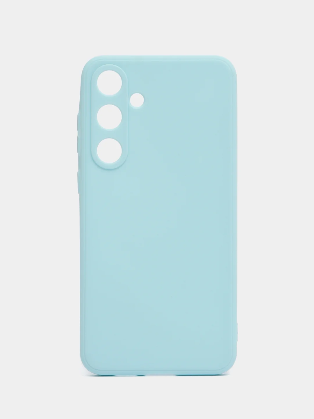 Голубой чехол для Samsung Galaxy S24 Plus 5G ( Самсунг С24 Плюс )силиконовый ,