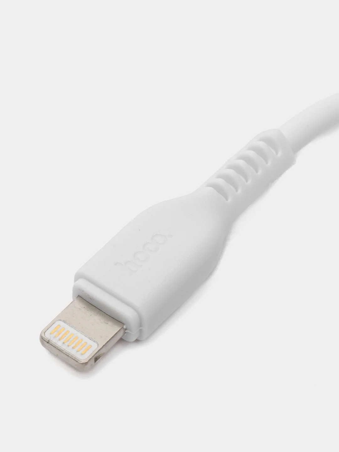 Белый кабель USB - Apple Lightning для Зарядки и Передачи данных Hoco X13, 1м