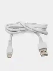 Белый кабель USB - Apple Lightning для Зарядки и Передачи данных Hoco X13, 1м