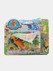 Набор животных, динозавры игрушки фигурки 5 шт, набор для песка