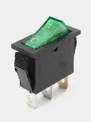 Зеленый переключатель с подсветкой KCD3-101N-C3-R/3P on-off красный, зелёный (15A 250VAC)