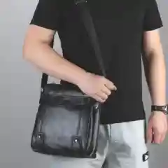 Сумка мужская из эко кожи через плечо