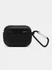 Черный силиконовый чехол для наушников AirPods Pro и AirPods Pro2