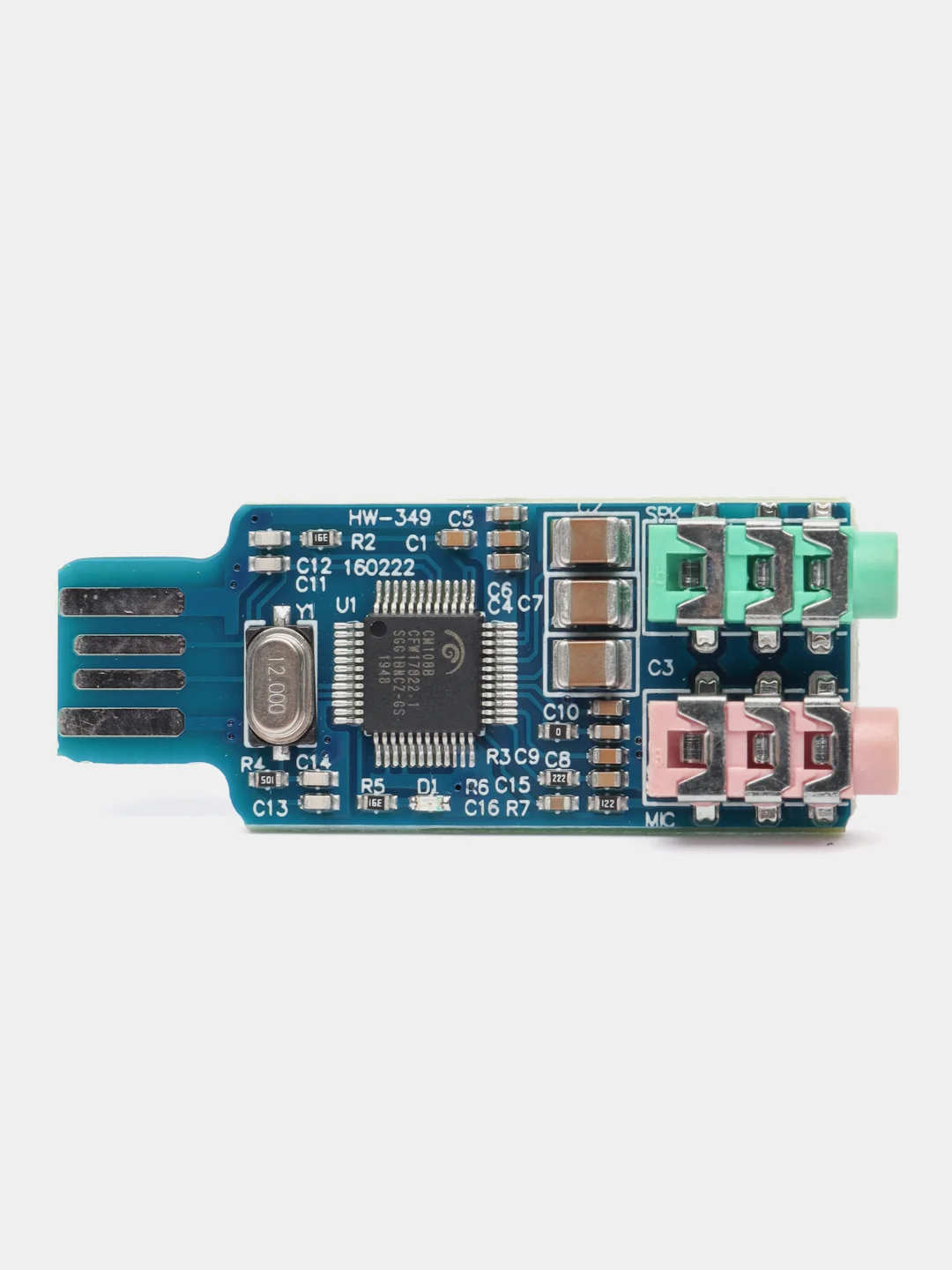 Внешняя звуковая карта USB L059 CM108, 2x3.5mm jack