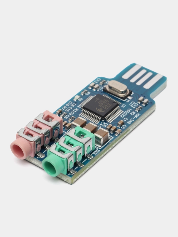 Внешняя звуковая карта USB L059 CM108, 2x3.5mm jack