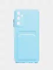 Ледяной чехол Samsung Galaxy A05S Самсунг Гэлакси А05C с карманом для карт, прозрачный