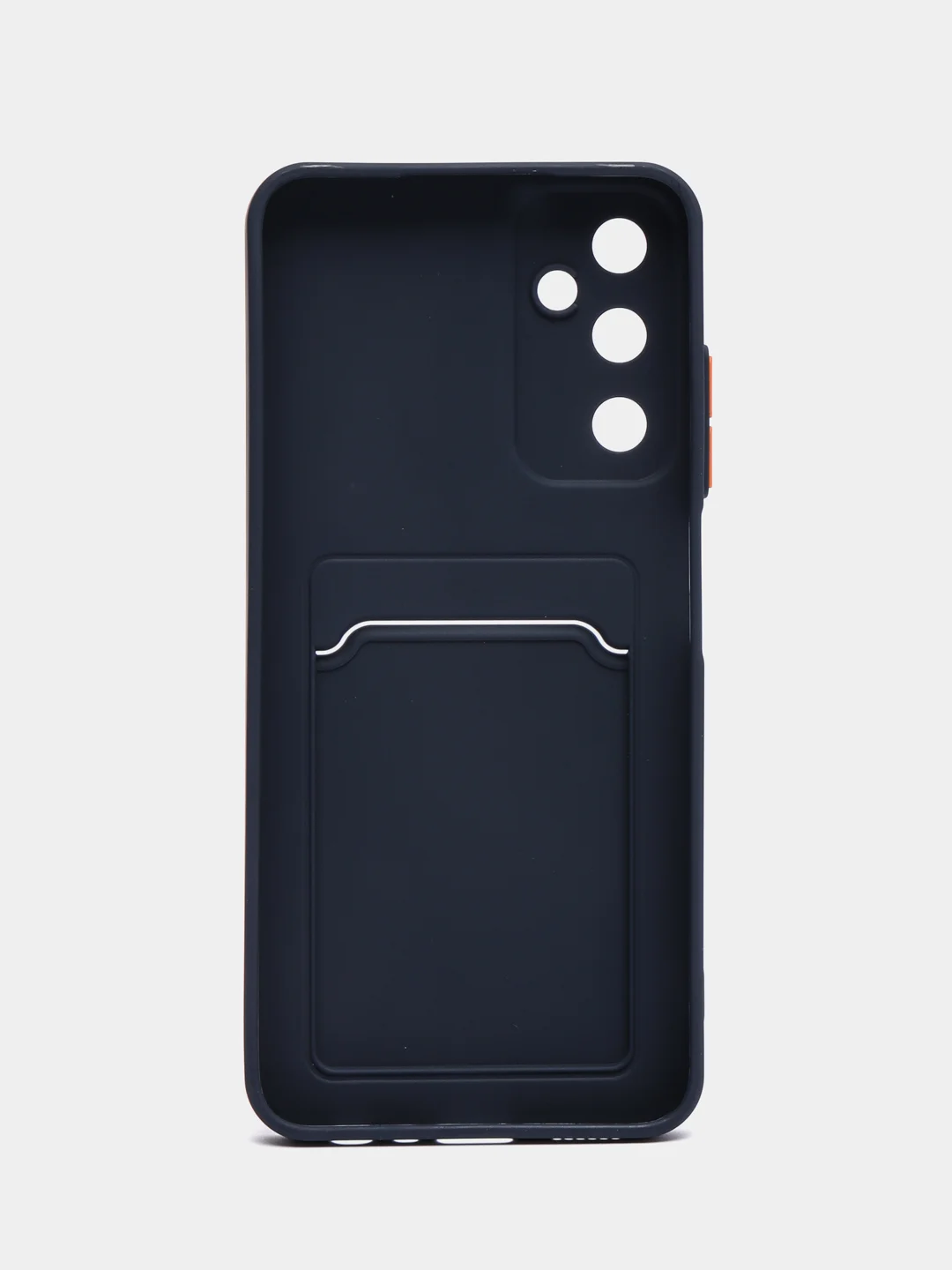 Морской чехол Samsung Galaxy A05S Самсунг Гэлакси А05C с карманом для карт, прозрачный