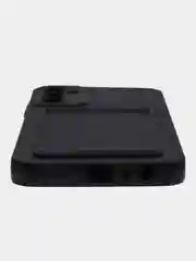 Сиреневый чехол Samsung Galaxy A05S Самсунг Гэлакси А05C с карманом для карт, прозрачный