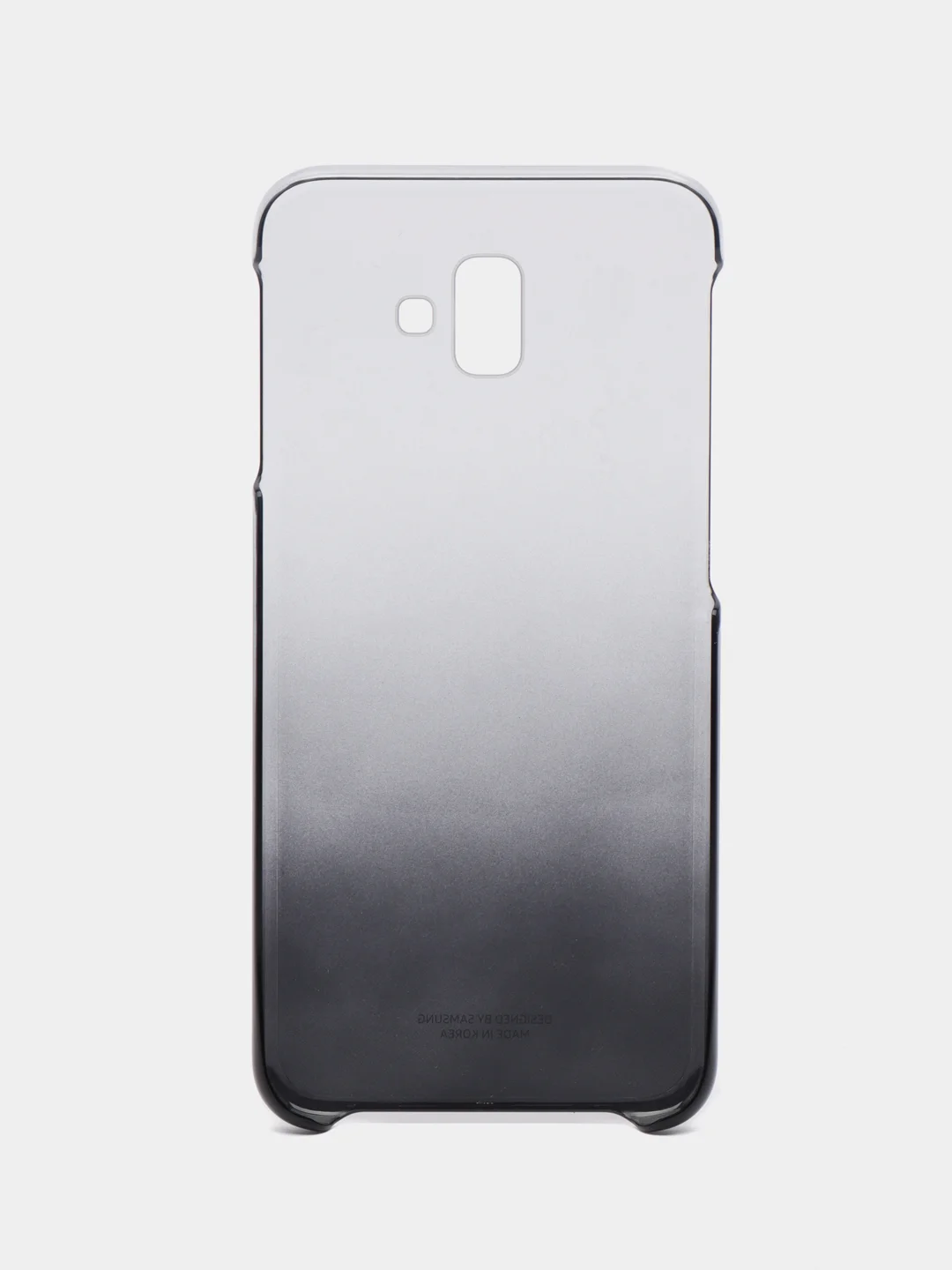 Черный глянцевая накладка для Samsung J6 plus