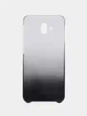 Черный глянцевая накладка для Samsung J6 plus