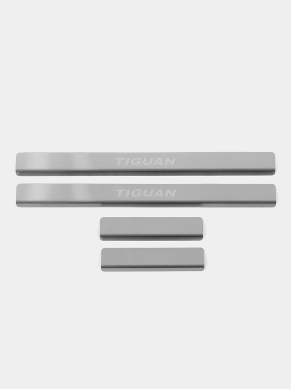 Накладки на пороги Rival для Volkswagen Tiguan II 2016-2020 2020-, нерж. сталь, NP.5807.3