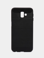 Чехол с карбоновой вставкой для Samsung J6 Plus,J6+