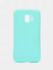 Бирюзовый яркий силиконовый чехол для Samsung J2 2018
