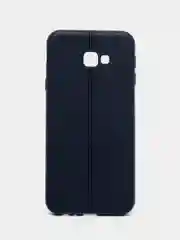 Темно-синий чехол силиконовый однотонный для Samsung J4 Plus 2018