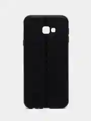 Черный чехол силиконовый однотонный для Samsung J4 Plus 2018