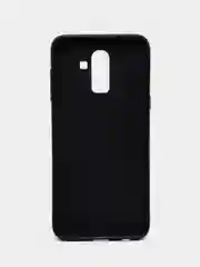 Черный чехол из экокожи Рептилия для Samsung J8 2018
