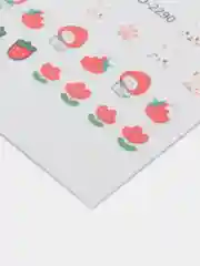 Кораллово-розовый наклейки для дизайна ногтей