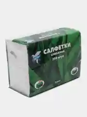 Салфетки бумажные, носовые платки, двухслойные, 250 штук в упаковке, "ВЫДЕРГУШКИ"