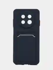 Чехол для HUAWEI nova Y91 (Хуавей Нова у91), с карманом для карт, прозрачный