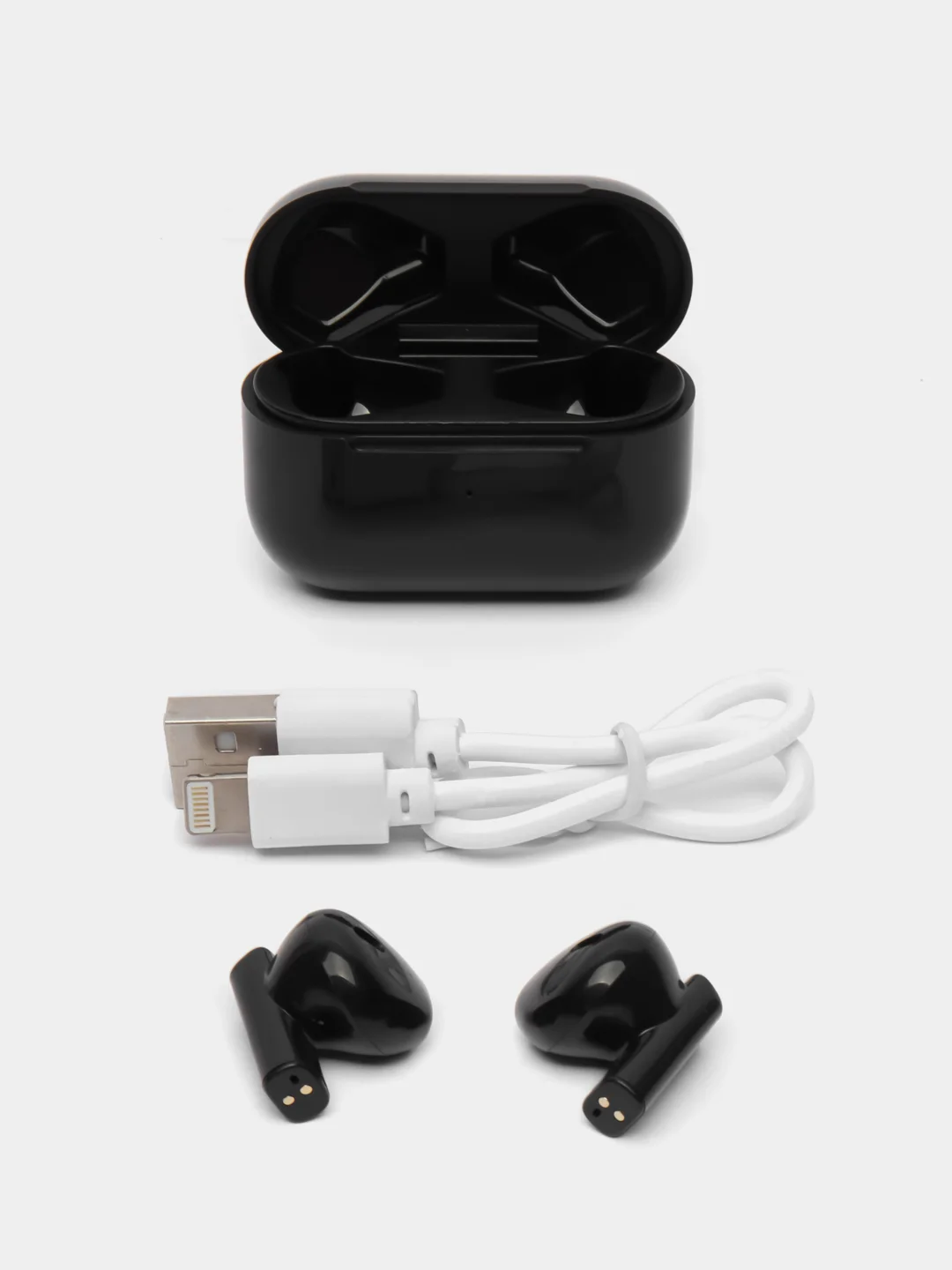 Черный беспроводные наушники Pods pro 5С, черные, c шумоподавлением, Premium серия