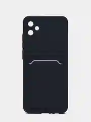 Морской силиконовый чехол для Samsung Galaxy A04E / А04Е, цветной, с карманом для карт