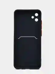 Морской силиконовый чехол для Samsung Galaxy A04E / А04Е, цветной, с карманом для карт