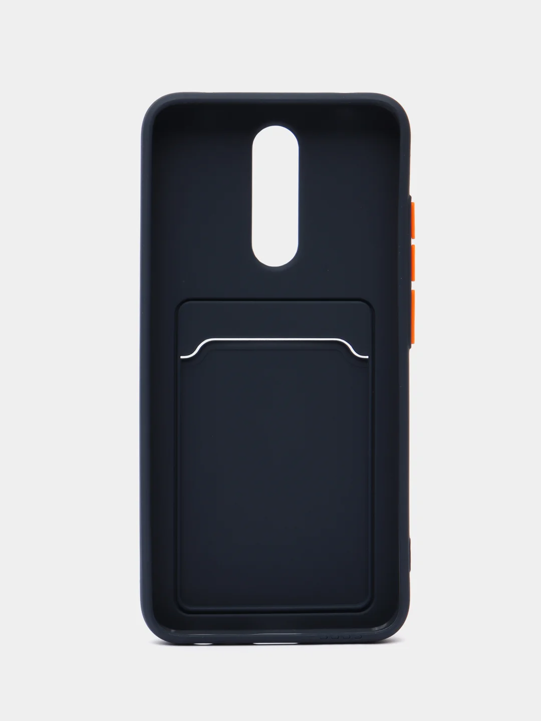 Морской чехол для Xiaomi Redmi 8A (Сяоми Редми 8А) с карманом для карт, силиконовый, прозрачный