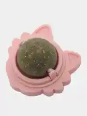 Розовый лакомство для кошек, Кошачья мята, вращающий мятный шарик