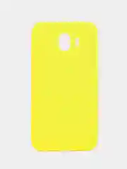 Желтый цветной чехол для Samsung J4 2018