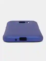 Синий силиконовый матовый чехол для Samsung J2 2018