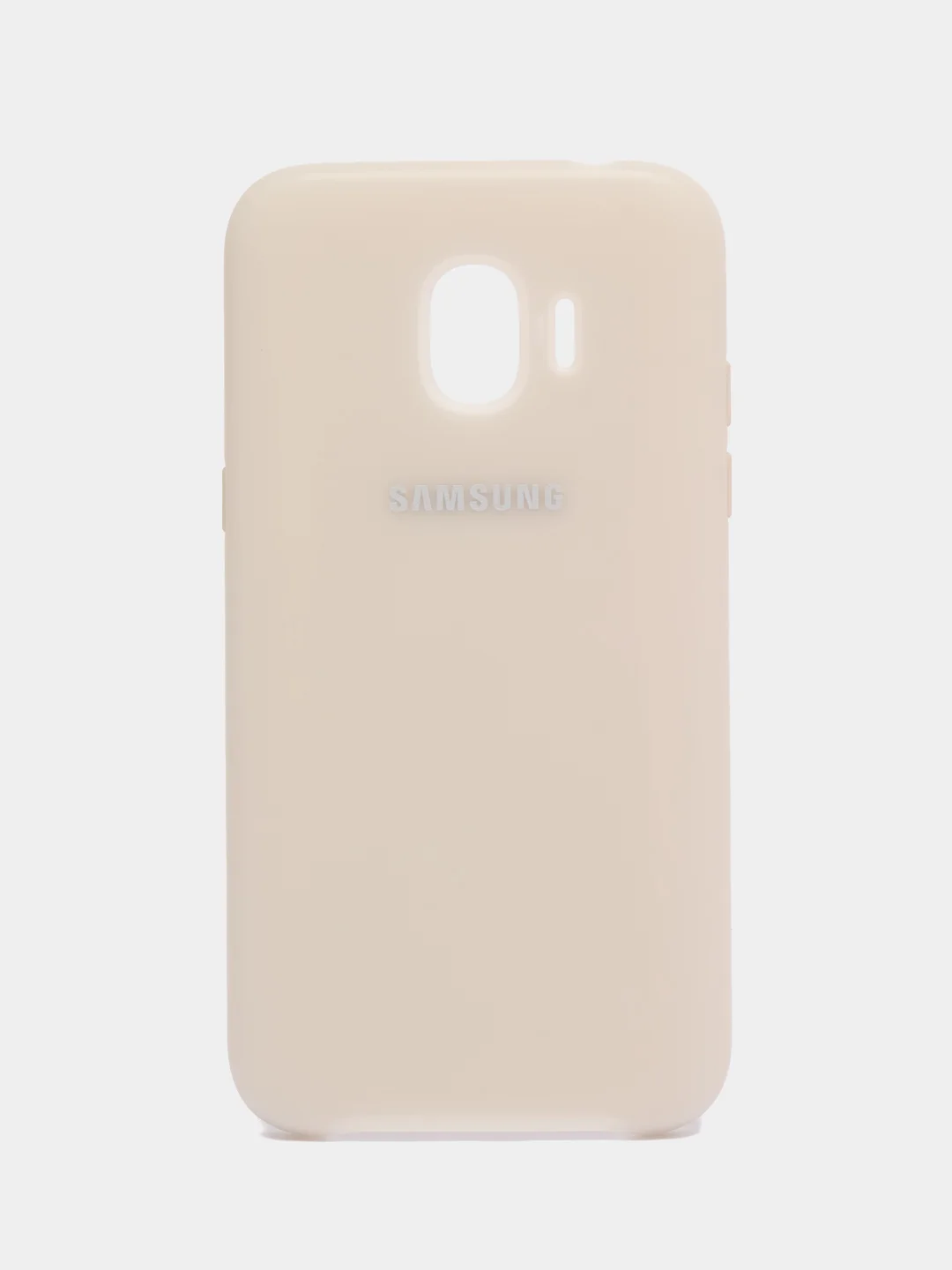 Кремовый чехол силикон ковер для Samsung J2 2018,J3 2017,J5 2017, J7 2017