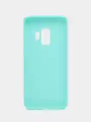 Бирюзовый силиконовый цветной чхол для Samsung S9