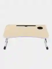 Белый столик для ноутбука, для завтрака