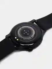 Черный мужские смарт часы, наручные Smart Watch, круглые 4 см, фитнес браслет