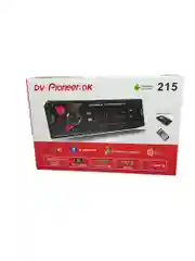 Красный автомагнитола dv-Pioneer.ok 214 (Bluetooth/AUX/USB/FM)