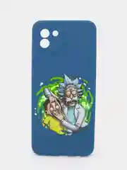 Аметистовый чехол силиконовый с принтом Samsung Galaxy A03