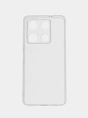 Чехол Infinix Note 30 Pro / Инфиникс Нот 30 Про, прозрачный, силиконовый