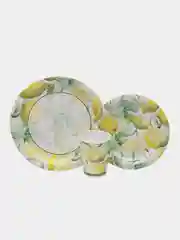 Набор для праздника Лимоны (тарелка бол., тарелка мал, стакан, по 6 шт.)