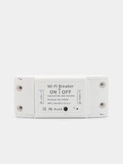 Беспроводное Wi Fi умное реле-выключатель c Алисой, 10А