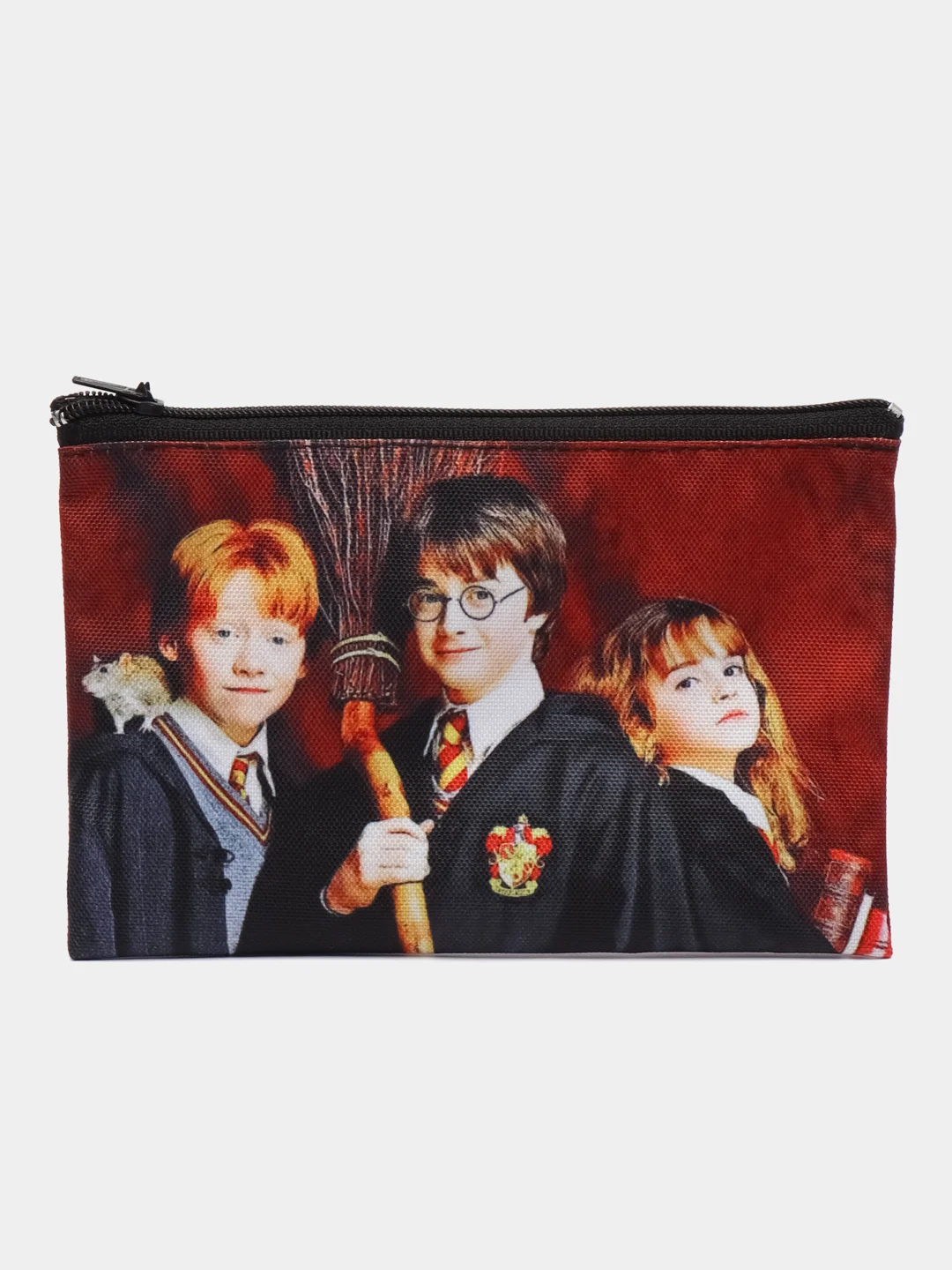 Зеленый пенал Гарри Поттер, Harry Potter, на молнии
