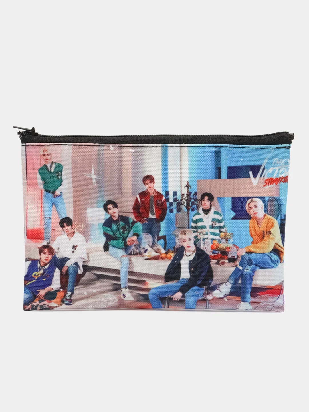 Лазурный пенал Кпоп, Стрей Кидс, Stray Kids, kpop, аниме, школьный пенал