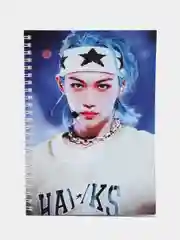 Алый скетчбук Stray Kids, K-pop